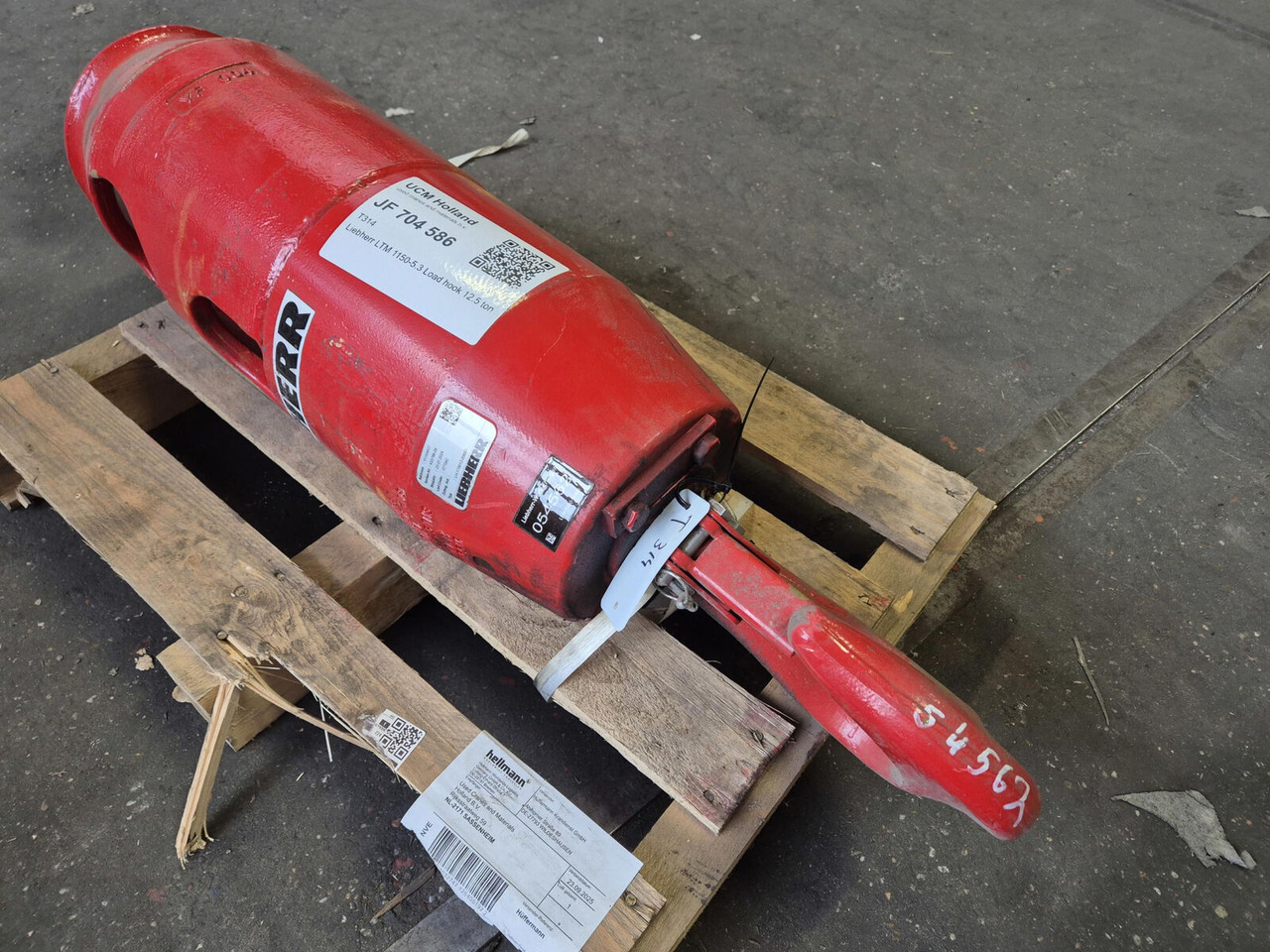 Liebherr LTM 1150-5.3 Load hook 12.5 ton - Recambio para Grúa: foto 3 Liebherr LTM 1150-5.3 Load hook 12.5 ton - Recambio para Grúa: foto 3