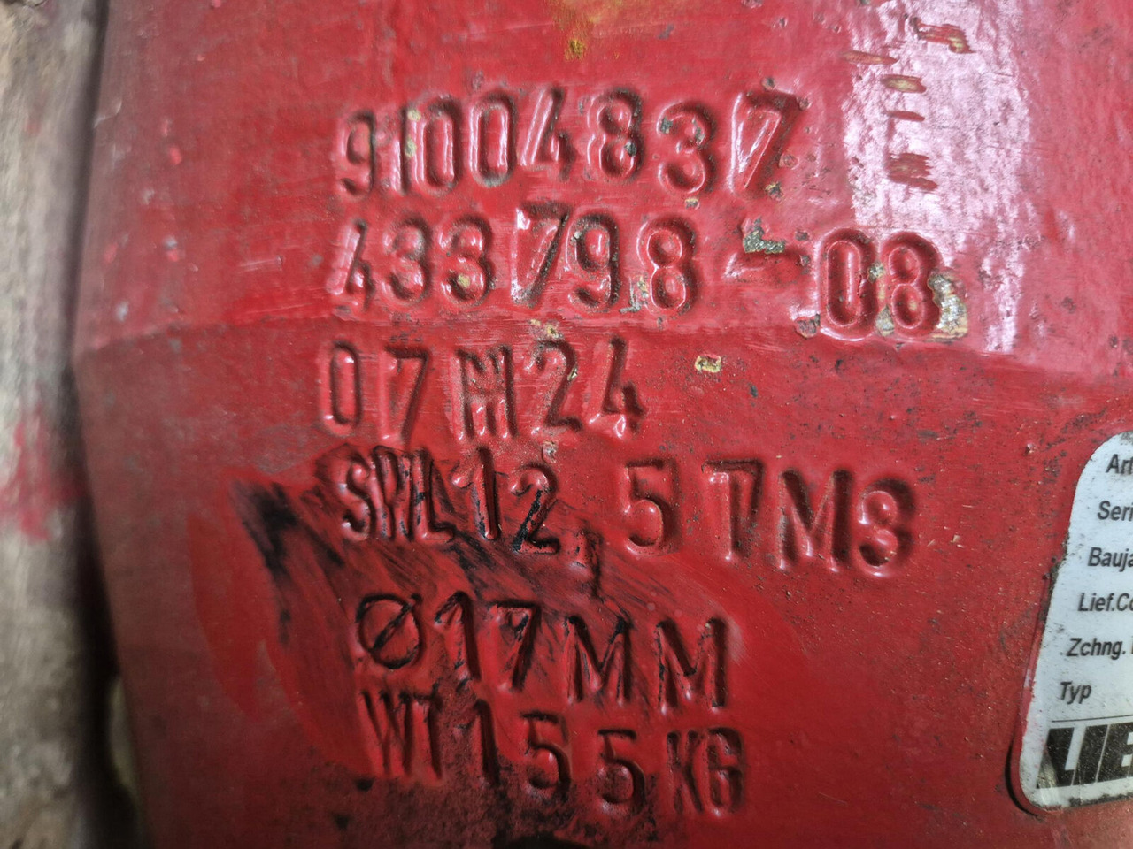 Liebherr LTM 1150-5.3 Load hook 12.5 ton - Recambio para Grúa: foto 5 Liebherr LTM 1150-5.3 Load hook 12.5 ton - Recambio para Grúa: foto 5