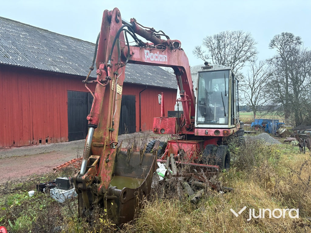 Hjulgrävare - Poclain, 60 PL - Excavadora de ruedas: foto 1 Hjulgrävare - Poclain, 60 PL - Excavadora de ruedas: foto 1