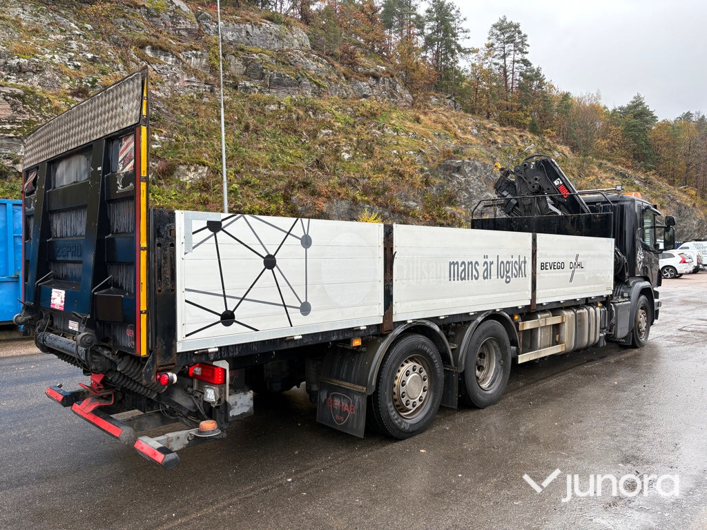 Kranbil - Scania P410, HiAB-kran - Camión caja abierta, Camión grúa: foto 3 Kranbil - Scania P410, HiAB-kran - Camión caja abierta, Camión grúa: foto 3