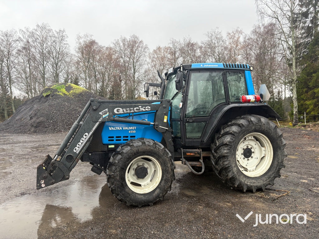 Traktor - Valtra 6550-4 med frontlastare - Tractor: foto 2 Traktor - Valtra 6550-4 med frontlastare - Tractor: foto 2