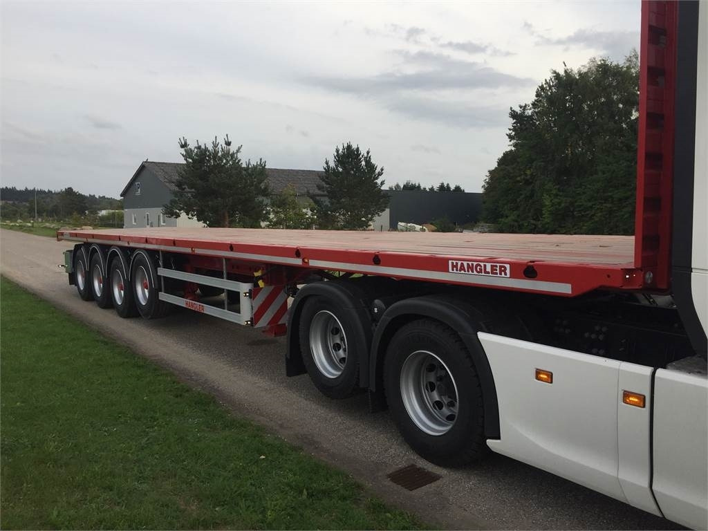 Hangler SVS 480 RH 200 4 akslet sværlast ligeud trailer - Semirremolque plataforma/ Caja abierta: foto 2 Hangler SVS 480 RH 200 4 akslet sværlast ligeud trailer - Semirremolque plataforma/ Caja abierta: foto 2