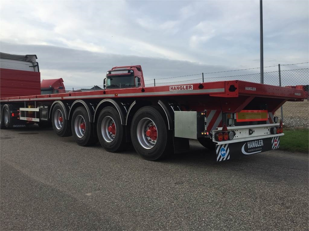 Hangler SVS 480 RH 200 4 akslet sværlast ligeud trailer - Semirremolque plataforma/ Caja abierta: foto 1 Hangler SVS 480 RH 200 4 akslet sværlast ligeud trailer - Semirremolque plataforma/ Caja abierta: foto 1