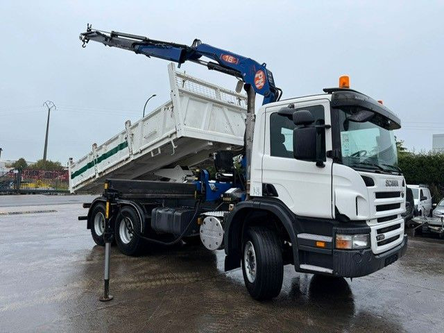 Scania PRT 380. 6x4. Kipper + Kran PM 16 Funk. Klima. - Camión volquete, Camión grúa: foto 3 Scania PRT 380. 6x4. Kipper + Kran PM 16 Funk. Klima. - Camión volquete, Camión grúa: foto 3
