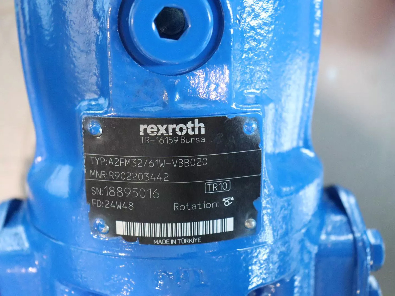 REXROTH A2FM32/61W-VBB020 - Motor hidráulico para Equipo de manutención: foto 5 REXROTH A2FM32/61W-VBB020 - Motor hidráulico para Equipo de manutención: foto 5