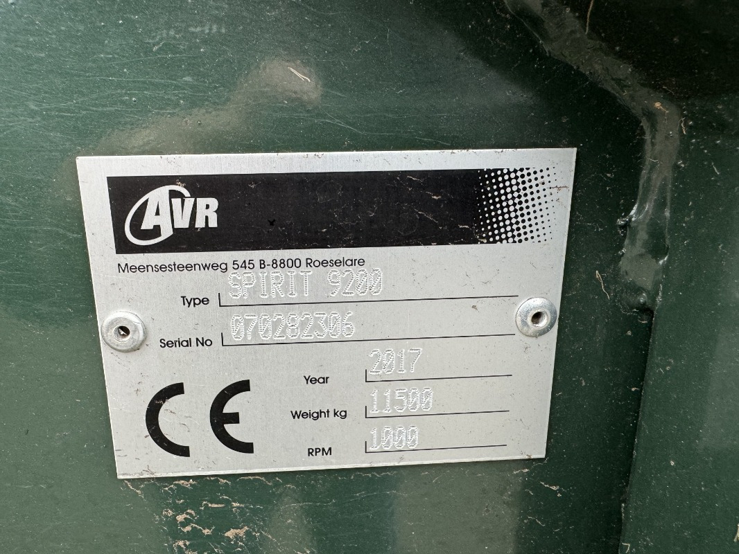 AVR AVR SPIRIT 9200 - Cosechadora: foto 2 AVR AVR SPIRIT 9200 - Cosechadora: foto 2