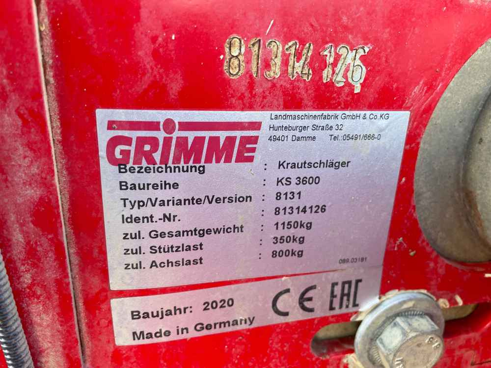 Cosechadora Grimme KS 3600: foto 6 Cosechadora Grimme KS 3600: foto 6