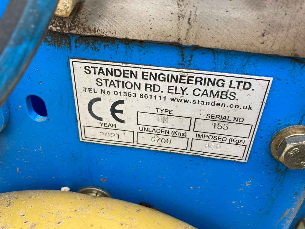 Standen Standen QM 2 Row Trailed Potato Harvester - Cosechadora: foto 2 Standen Standen QM 2 Row Trailed Potato Harvester - Cosechadora: foto 2