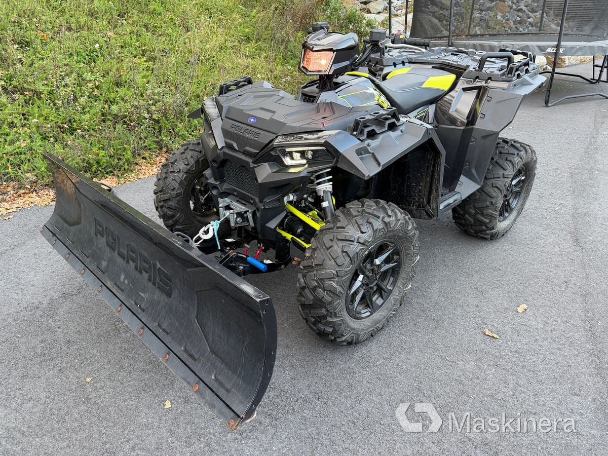 ATV Polaris Sportsman XP 1000 S med snöblad - Cuadrimoto: foto 1 ATV Polaris Sportsman XP 1000 S med snöblad - Cuadrimoto: foto 1