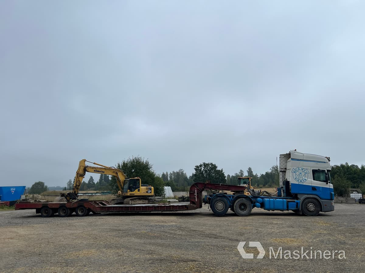 Scania R144LB6X2*4NB460 Dragbil Scania R144 med maskintrailer - Cabeza tractora, Semirremolque portavehículos: foto 4 Scania R144LB6X2*4NB460 Dragbil Scania R144 med maskintrailer - Cabeza tractora, Semirremolque portavehículos: foto 4
