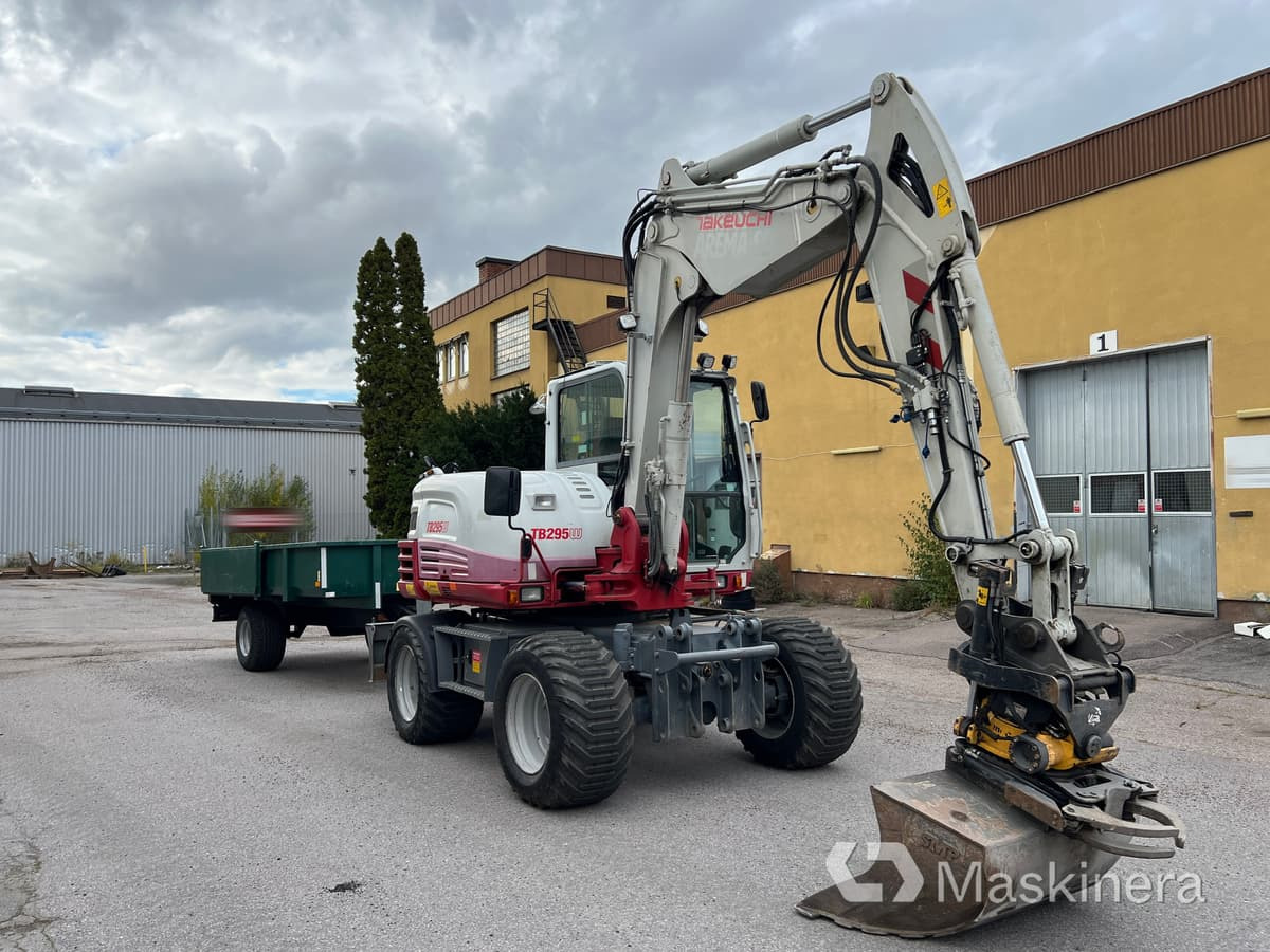 Hjulgrävare Takeuchi TB295W med vagn & redskap - Excavadora de cadenas: foto 3 Hjulgrävare Takeuchi TB295W med vagn & redskap - Excavadora de cadenas: foto 3