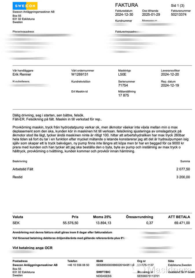 Cargadora de ruedas Hjullastare Volvo L50E med tillbehör: foto 49