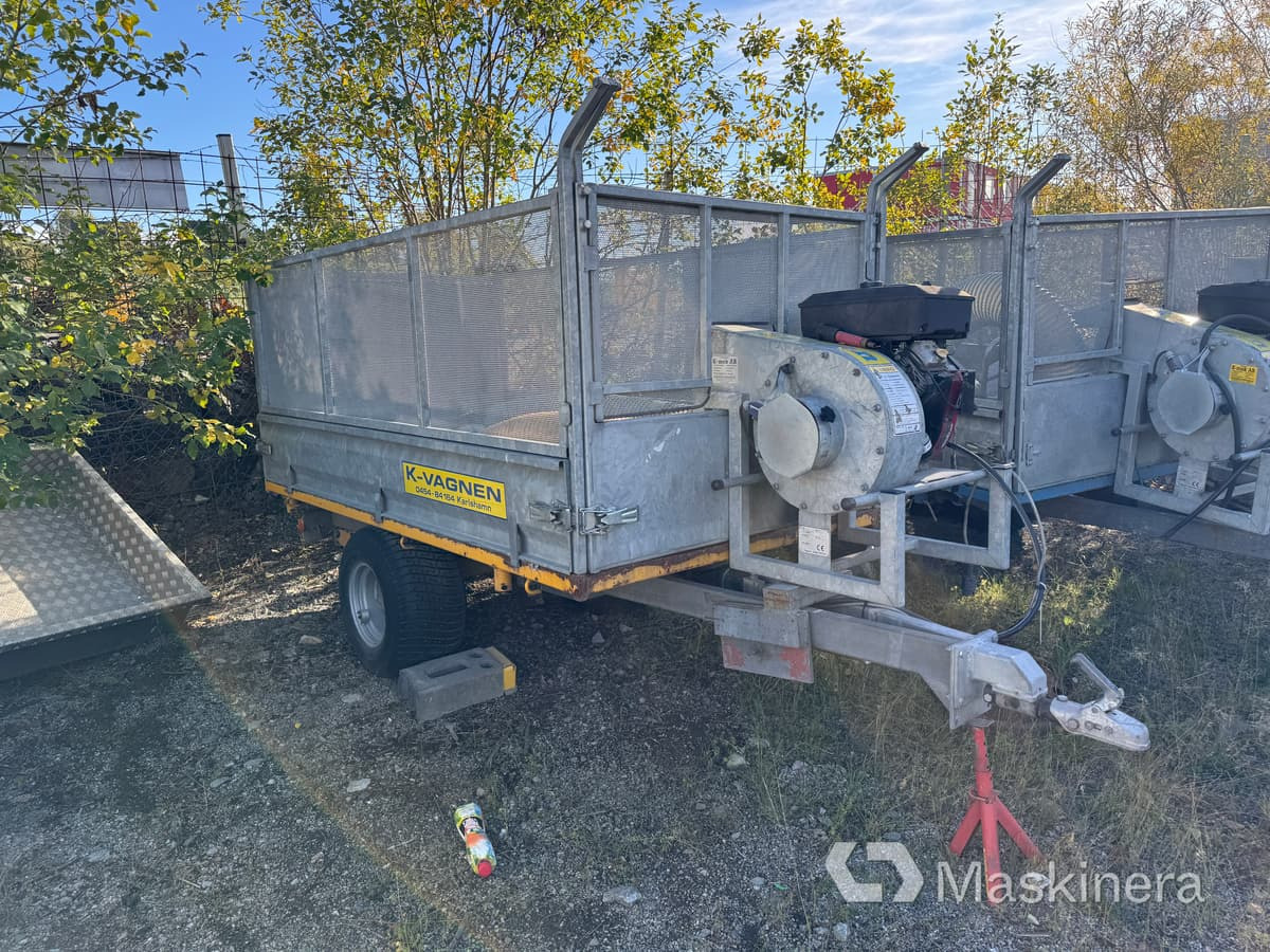 Lövvagn K-Vagnen med bensinmotor - Maquinaria de jardinería, Remolque: foto 3 Lövvagn K-Vagnen med bensinmotor - Maquinaria de jardinería, Remolque: foto 3
