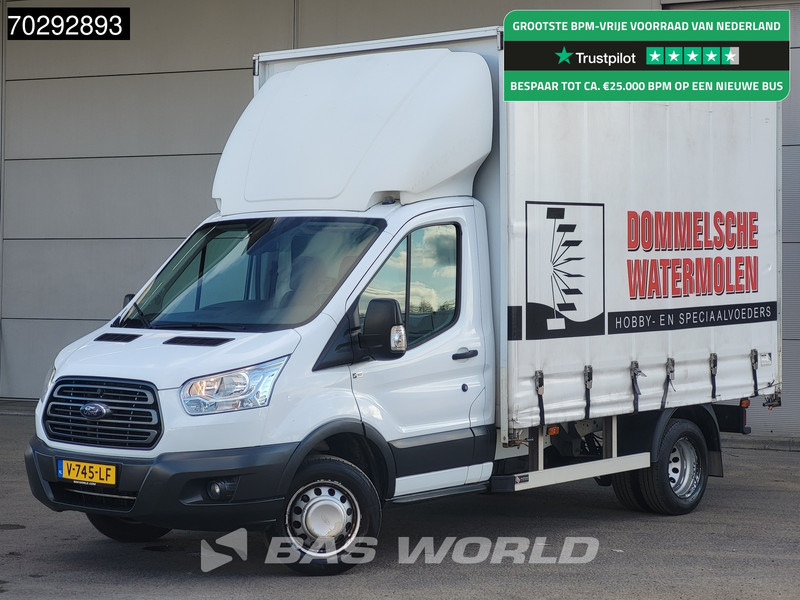 Ford Transit 130pk Dubbellucht Schuifzeilen Navi Airco Cruise Euro6 APK 02-2026 Zeilen Zeilenwagen Plane Bakwagen Meubelbak Koffer 17m3 Airco - Furgoneta con lona: foto 1 Ford Transit 130pk Dubbellucht Schuifzeilen Navi Airco Cruise Euro6 APK 02-2026 Zeilen Zeilenwagen Plane Bakwagen Meubelbak Koffer 17m3 Airco - Furgoneta con lona: foto 1