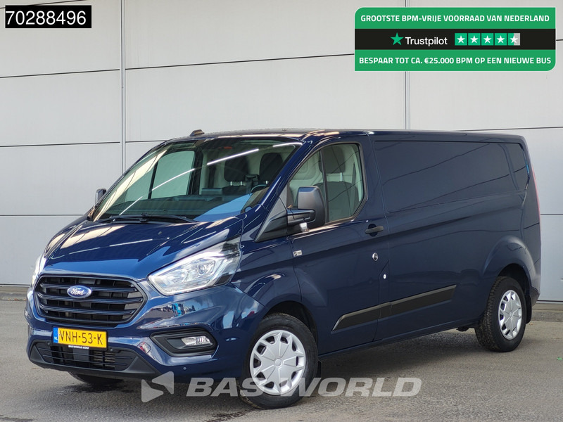 Furgoneta pequeña Ford Transit Custom 130PK Automaat L2H1 LED Xenon Navi Airco Cruise Parkeersensoren Euro6 L2 7m3 Airco Cruise control: foto 1