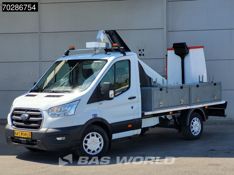 Ford Transit 130pk Hoogwerker 11meter Werkhoogte Trekhaak Airco Cruise Euro6 Nacelle Arbeitsbühne 1Personen Trekhaak Cruise control - Furgoneta: foto 3 Ford Transit 130pk Hoogwerker 11meter Werkhoogte Trekhaak Airco Cruise Euro6 Nacelle Arbeitsbühne 1Personen Trekhaak Cruise control - Furgoneta: foto 3