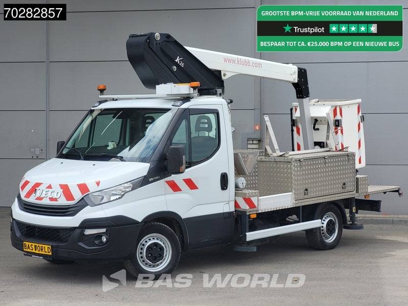 Iveco Daily 35S14 Hoogwerker Klubb 11meter werkhoogte Navi Airco Cruise Camera Euro6 Hubarbeitsbühne 1Personen Airco Cruise control - Furgoneta: foto 1 Iveco Daily 35S14 Hoogwerker Klubb 11meter werkhoogte Navi Airco Cruise Camera Euro6 Hubarbeitsbühne 1Personen Airco Cruise control - Furgoneta: foto 1