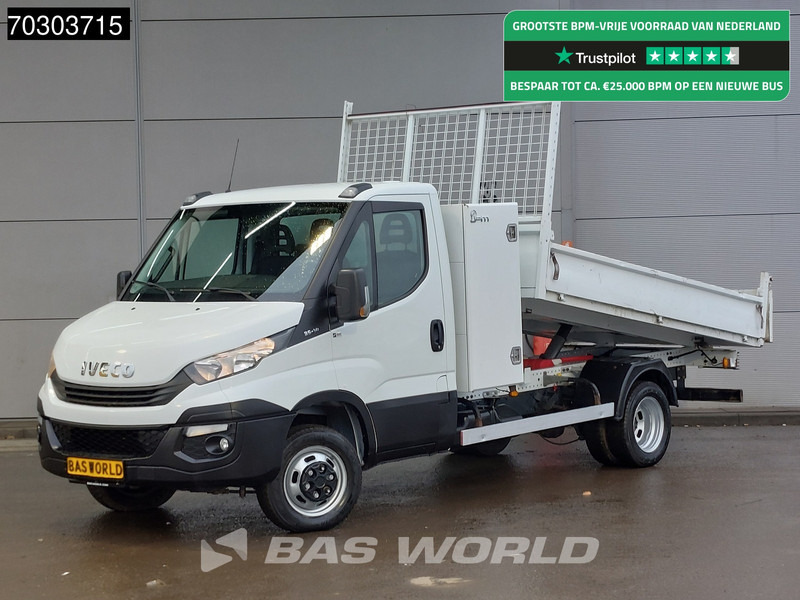 Iveco Daily 35C14 Kipper met Kist Dubbellucht 3,5t Trekhaak Cruise Euro6 Tipper Benne Kieper Trekhaak Cruise control - Furgoneta basculante: foto 1 Iveco Daily 35C14 Kipper met Kist Dubbellucht 3,5t Trekhaak Cruise Euro6 Tipper Benne Kieper Trekhaak Cruise control - Furgoneta basculante: foto 1