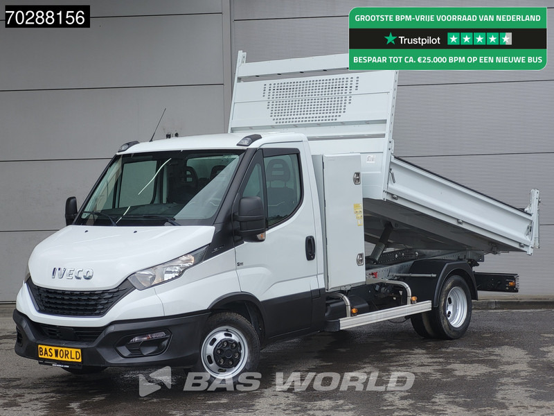 Iveco Daily 35C14 Kipper met Kist Dubbelucht 3,5t Trekhaak Airco Cruise Euro6 Tipper Benne Kieper 2m3 Airco Trekhaak Cruise control - Furgoneta basculante: foto 1 Iveco Daily 35C14 Kipper met Kist Dubbelucht 3,5t Trekhaak Airco Cruise Euro6 Tipper Benne Kieper 2m3 Airco Trekhaak Cruise control - Furgoneta basculante: foto 1
