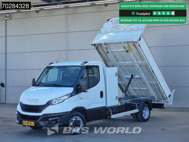 Iveco Daily 35C14 Open Laadbak met Kist Dubbellucht 3,5t Trekhaak Airco Cruise Camera Euro6 Pritsche Pickup Open Box Airco Trekhaak Cruise c - Furgoneta caja abierta: foto 1 Iveco Daily 35C14 Open Laadbak met Kist Dubbellucht 3,5t Trekhaak Airco Cruise Camera Euro6 Pritsche Pickup Open Box Airco Trekhaak Cruise c - Furgoneta caja abierta: foto 1