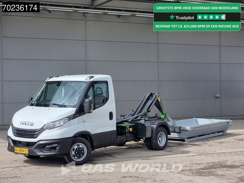 Iveco Daily 35C16 3.0L 160PK Haakarm Airco Cruise Euro6 Kipper Hooklift Abrollkipper 2m3 Airco Cruise control - Furgoneta basculante: foto 1 Iveco Daily 35C16 3.0L 160PK Haakarm Airco Cruise Euro6 Kipper Hooklift Abrollkipper 2m3 Airco Cruise control - Furgoneta basculante: foto 1