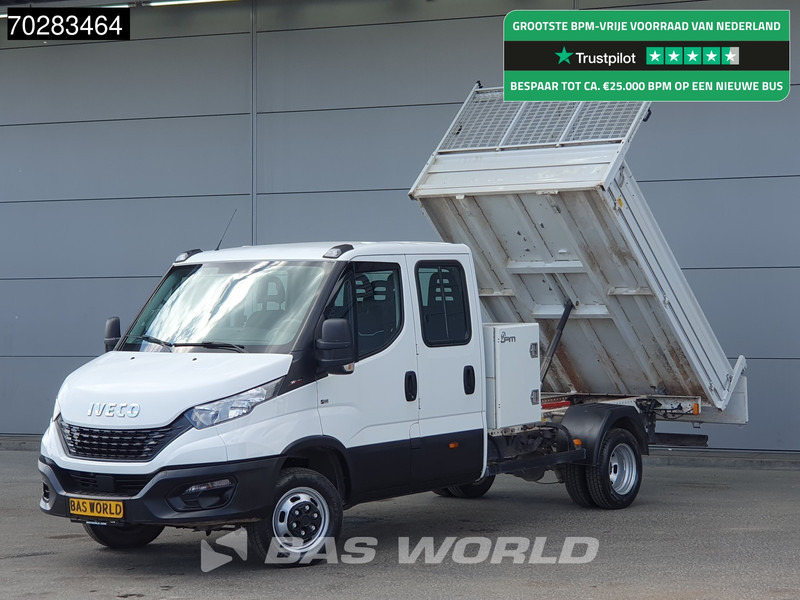 Iveco Daily 35C16 3.0L Kipper met Kist Dubbel Cabine Dubbellucht 3,5t Trekhaak Airco Cruise Euro6 Tipper Benne Kieper 2m3 Airco Trekhaak Cru - Furgoneta basculante: foto 1 Iveco Daily 35C16 3.0L Kipper met Kist Dubbel Cabine Dubbellucht 3,5t Trekhaak Airco Cruise Euro6 Tipper Benne Kieper 2m3 Airco Trekhaak Cru - Furgoneta basculante: foto 1