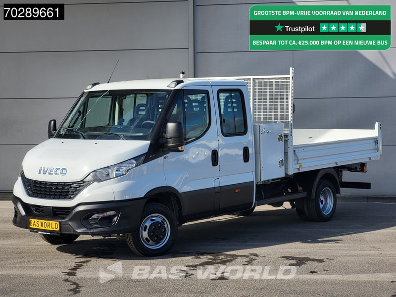 Iveco Daily 35C16 3.0L Open Laadbak met Kist Dubbel Cabine Dubbellucht 3,5t Trekhaak Airco Cruise Euro6 Pritsche Pickup Open Box 2m3 Airco T - Furgoneta caja abierta: foto 1 Iveco Daily 35C16 3.0L Open Laadbak met Kist Dubbel Cabine Dubbellucht 3,5t Trekhaak Airco Cruise Euro6 Pritsche Pickup Open Box 2m3 Airco T - Furgoneta caja abierta: foto 1