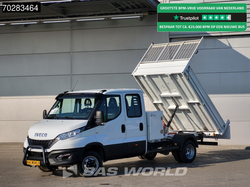 Iveco Daily 35C16 3.0L Special Edition Kipper met Kist Dubbel Cabine Dubbellucht 3,5t Trekhaak Airco Cruise Euro6 Tipper Benne Kieper 2m3 Ai - Furgoneta basculante: foto 1 Iveco Daily 35C16 3.0L Special Edition Kipper met Kist Dubbel Cabine Dubbellucht 3,5t Trekhaak Airco Cruise Euro6 Tipper Benne Kieper 2m3 Ai - Furgoneta basculante: foto 1