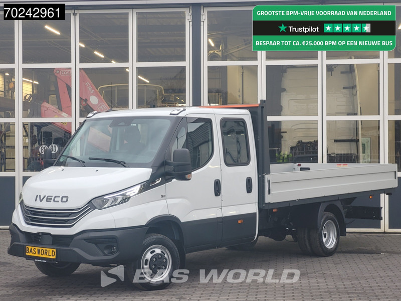 Iveco Daily 35C18 3.0L Automaat 180PK 2025-model Dubbel Cabine Open laadbak Navi ACC LED 3,5T Trekvermogen Euro6 Pritsche Pickup Airco Dubbe - Furgoneta caja abierta: foto 1 Iveco Daily 35C18 3.0L Automaat 180PK 2025-model Dubbel Cabine Open laadbak Navi ACC LED 3,5T Trekvermogen Euro6 Pritsche Pickup Airco Dubbe - Furgoneta caja abierta: foto 1
