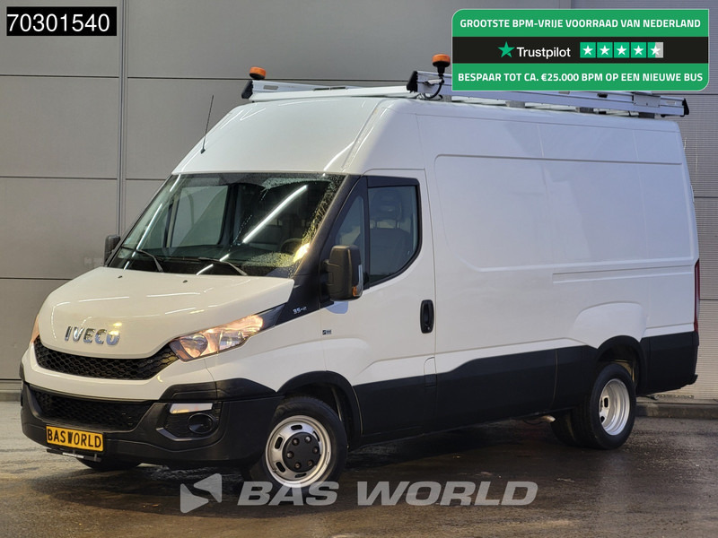 Iveco Daily 35C21 3.0L Dubbellucht 3,5t Trekhaak 210PK L2H2 Airco Cruise Camera Imperiaal Werkplaatsinrichting Euro6 L2 Airco Trekhaak Cruis - Furgón: foto 1 Iveco Daily 35C21 3.0L Dubbellucht 3,5t Trekhaak 210PK L2H2 Airco Cruise Camera Imperiaal Werkplaatsinrichting Euro6 L2 Airco Trekhaak Cruis - Furgón: foto 1