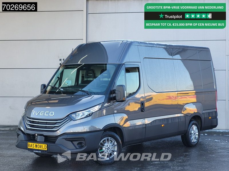 Iveco Daily 35S21 Automaat 2025 model L2H2 Trekhaak Tacho ACC LED CarPlay Velgen Camera 12m3 Airco Trekhaak - Furgón: foto 1 Iveco Daily 35S21 Automaat 2025 model L2H2 Trekhaak Tacho ACC LED CarPlay Velgen Camera 12m3 Airco Trekhaak - Furgón: foto 1