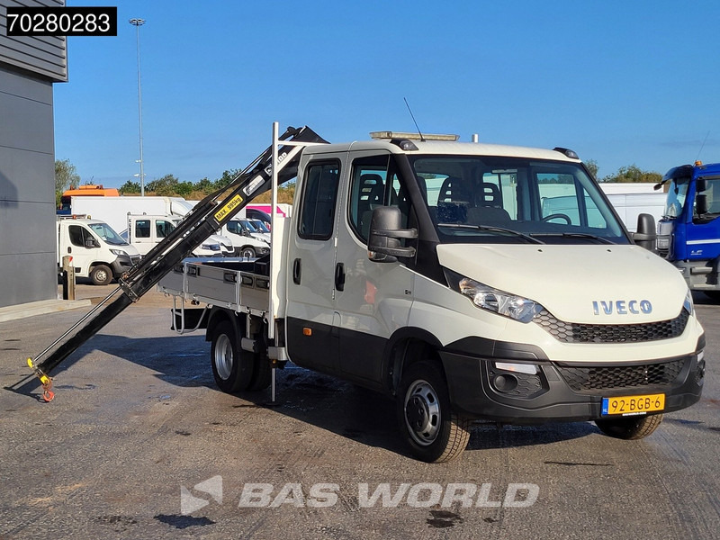 Iveco Daily 50C17 3,0L Automaat 170PK HIAB 017T-2 DC Open laadbak Dubbellucht Airco Euro6 Pickup Crane Kraanwagen Kranwagen Pritsche Airco D - Furgoneta caja abierta: foto 3 Iveco Daily 50C17 3,0L Automaat 170PK HIAB 017T-2 DC Open laadbak Dubbellucht Airco Euro6 Pickup Crane Kraanwagen Kranwagen Pritsche Airco D - Furgoneta caja abierta: foto 3