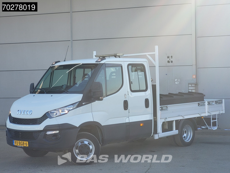 Iveco Daily 50C17 3.0L Automaat DC Open laadbak Kraan Hiab 017T-2 Airco APK 10-2025 Pickup Crane Kraanwagen Pritsche Airco Dubbel cabine - Furgoneta caja abierta: foto 5 Iveco Daily 50C17 3.0L Automaat DC Open laadbak Kraan Hiab 017T-2 Airco APK 10-2025 Pickup Crane Kraanwagen Pritsche Airco Dubbel cabine - Furgoneta caja abierta: foto 5