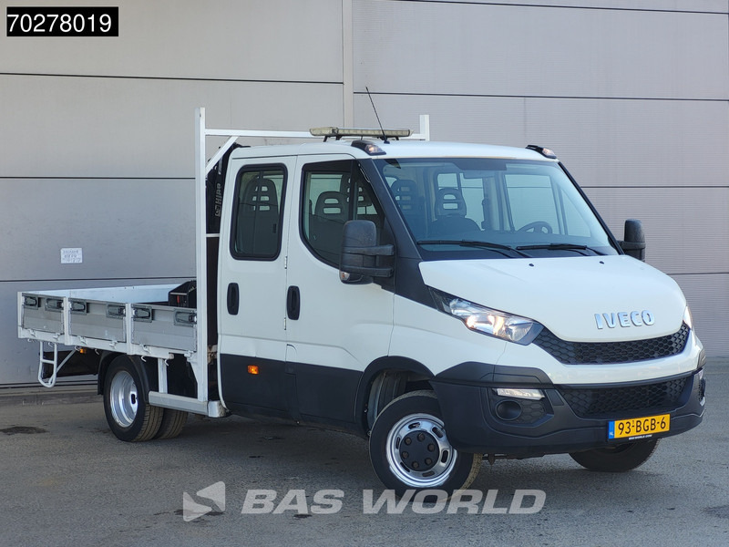 Iveco Daily 50C17 3.0L Automaat DC Open laadbak Kraan Hiab 017T-2 Airco APK 10-2025 Pickup Crane Kraanwagen Pritsche Airco Dubbel cabine - Furgoneta caja abierta: foto 3 Iveco Daily 50C17 3.0L Automaat DC Open laadbak Kraan Hiab 017T-2 Airco APK 10-2025 Pickup Crane Kraanwagen Pritsche Airco Dubbel cabine - Furgoneta caja abierta: foto 3