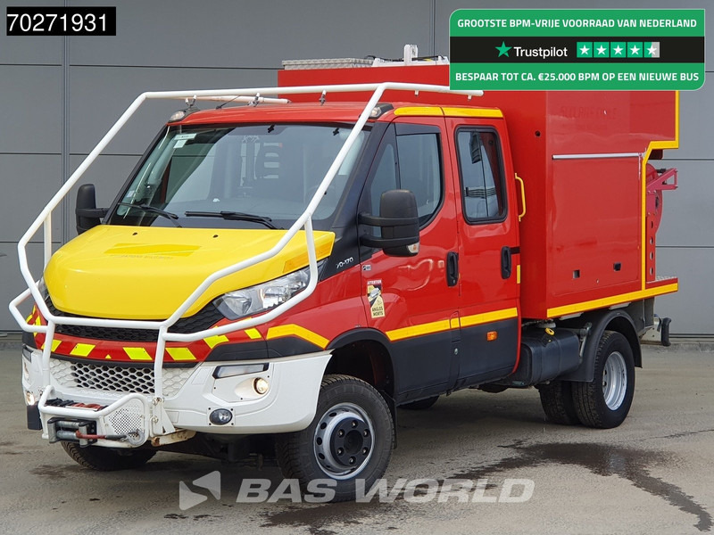 Iveco Daily 70C17 4x4 Achleitner Firetruck Brandweerwagen AWD Allrad Camper 1200liter Airco Dubbel cabine Trekhaak Cruise control - Ambulancia: foto 1 Iveco Daily 70C17 4x4 Achleitner Firetruck Brandweerwagen AWD Allrad Camper 1200liter Airco Dubbel cabine Trekhaak Cruise control - Ambulancia: foto 1
