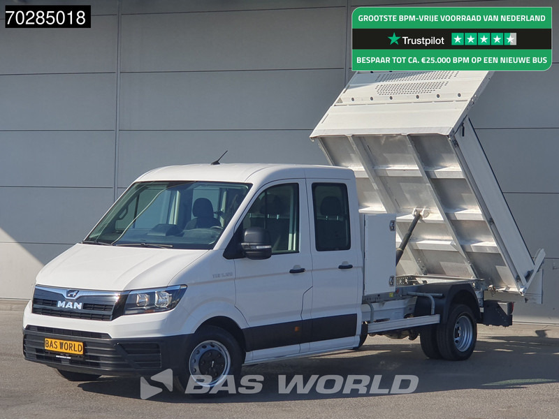 MAN TGE 5.120 Open Laadbak met Kist Dubbel Cabine Dubbellucht 3,5t Trekhaak Navi Airco Cruise Camera Euro6 Pritsche Pickup Open Box 2m3 Airco - Furgoneta caja abierta: foto 1 MAN TGE 5.120 Open Laadbak met Kist Dubbel Cabine Dubbellucht 3,5t Trekhaak Navi Airco Cruise Camera Euro6 Pritsche Pickup Open Box 2m3 Airco - Furgoneta caja abierta: foto 1