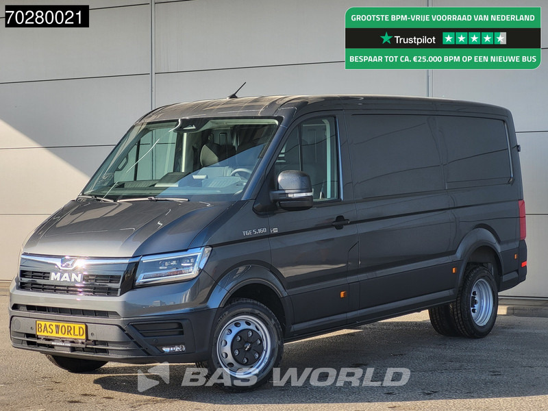MAN TGE 5.160 Uniek! Dubbellucht 2025-Model Automaat L3H2 Laag Dak ACC Navi LED Airco Camera Parkeersensoren CarPlay Euro6 L2H1 11m3 Airco - Furgón: foto 1 MAN TGE 5.160 Uniek! Dubbellucht 2025-Model Automaat L3H2 Laag Dak ACC Navi LED Airco Camera Parkeersensoren CarPlay Euro6 L2H1 11m3 Airco - Furgón: foto 1