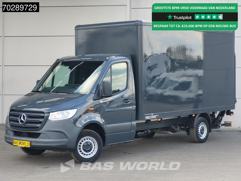 Mercedes-Benz Sprinter 316 CDI Laadklep Bakwagen Airco Camera MBUX CarPlay Euro6 Meubelbak Koffer 19m3 Airco Cruise control - Furgoneta caja cerrada: foto 1 Mercedes-Benz Sprinter 316 CDI Laadklep Bakwagen Airco Camera MBUX CarPlay Euro6 Meubelbak Koffer 19m3 Airco Cruise control - Furgoneta caja cerrada: foto 1