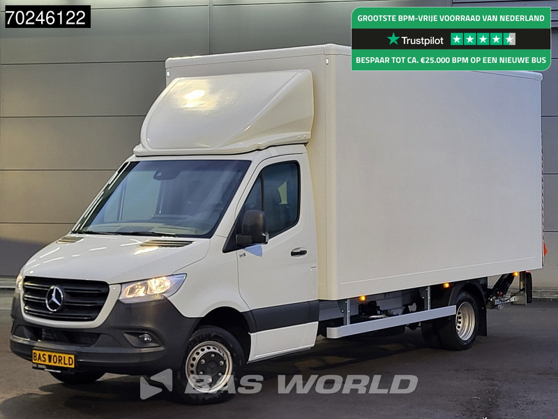 Furgoneta caja cerrada nuevo Mercedes-Benz Sprinter 515 CDI Automaat Laadklep Zijdeur Dubbellucht Bakwagen MBUX Airco Cruise MBUX Koffer Meubelbak 21m3 Airco Cruise control: foto 1