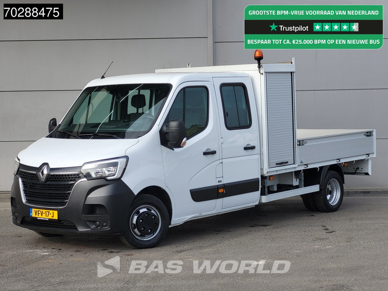 Renault Master 145PK Open Laadbak Dubbellucht 3,5t Trekhaak LED Airco Cruise Standkachel Euro6 Pritsche Pickup Open Box Airco Trekhaak Cruise control - Furgoneta caja abierta: foto 1 Renault Master 145PK Open Laadbak Dubbellucht 3,5t Trekhaak LED Airco Cruise Standkachel Euro6 Pritsche Pickup Open Box Airco Trekhaak Cruise control - Furgoneta caja abierta: foto 1