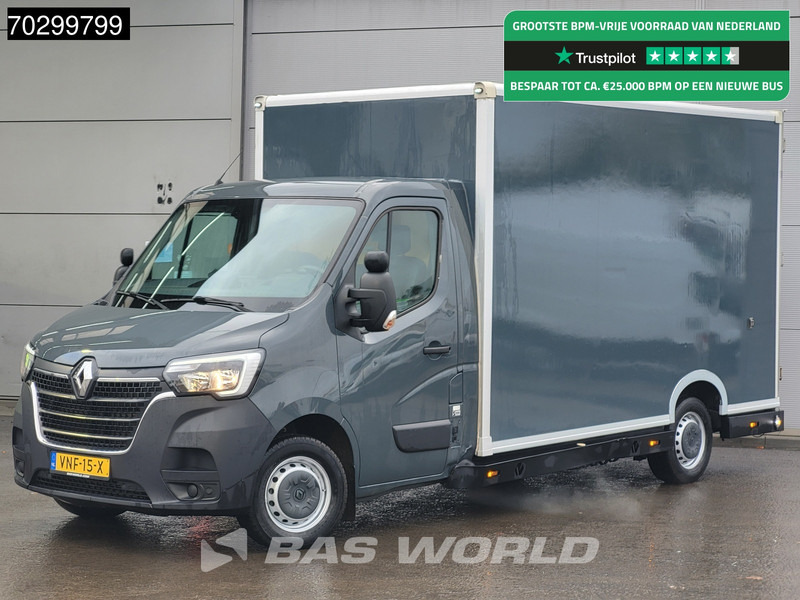 Renault Master 150PK Luchtvering Automaat Bakwagen Lowliner LED Airco Cruise Camera Euro6 Meubelwagen Koffer Verkoopwagen 18m3 Airco Cruise control - Furgoneta caja cerrada: foto 1 Renault Master 150PK Luchtvering Automaat Bakwagen Lowliner LED Airco Cruise Camera Euro6 Meubelwagen Koffer Verkoopwagen 18m3 Airco Cruise control - Furgoneta caja cerrada: foto 1