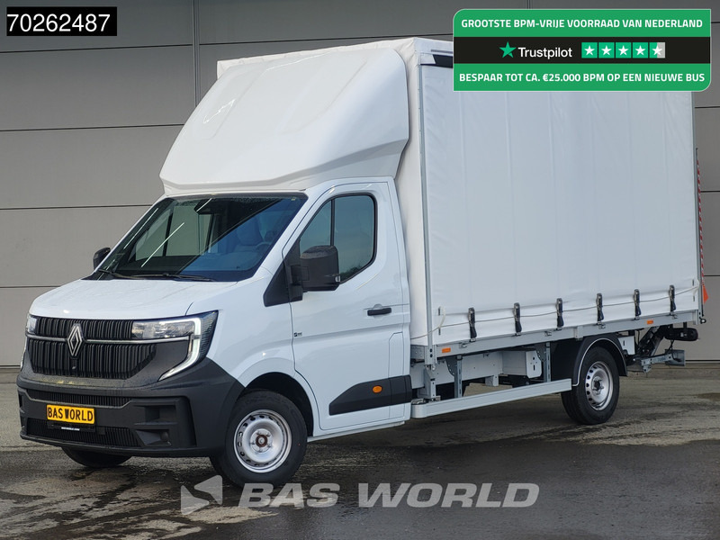Renault Master 170pk Schuifzeilen met Laadklep 2025 Model LED Carplay Airco Cruise Schuifzeil Zeilen Koffer Meubelbak 21m3 Airco Cruise control - Furgoneta con lona: foto 1 Renault Master 170pk Schuifzeilen met Laadklep 2025 Model LED Carplay Airco Cruise Schuifzeil Zeilen Koffer Meubelbak 21m3 Airco Cruise control - Furgoneta con lona: foto 1