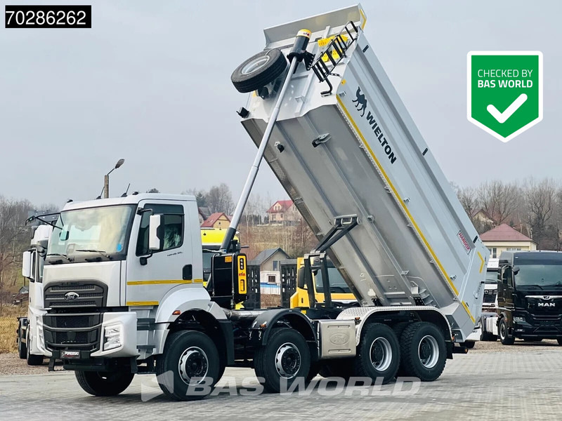 Ford F-Line 4145 8X4 NEW! 18m3 Wielton Tipper Steelsuspension Automatic Navi Euro 6 - Camión volquete: foto 1 Ford F-Line 4145 8X4 NEW! 18m3 Wielton Tipper Steelsuspension Automatic Navi Euro 6 - Camión volquete: foto 1