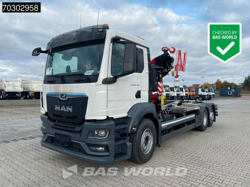 MAN TGS 26.440 6X2 NEW! Fassi 235A.0.25 Kran Crane Hyva 20-57-S Euro 6 - Camión multibasculante, Camión grúa: foto 1 MAN TGS 26.440 6X2 NEW! Fassi 235A.0.25 Kran Crane Hyva 20-57-S Euro 6 - Camión multibasculante, Camión grúa: foto 1