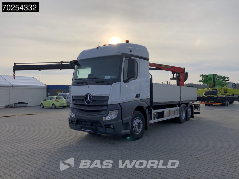 Mercedes-Benz Actros 2646 6X2 Palfinger PK 20.501 L Kran Crane Automatic Euro 6 - Camión caja abierta, Camión grúa: foto 2 Mercedes-Benz Actros 2646 6X2 Palfinger PK 20.501 L Kran Crane Automatic Euro 6 - Camión caja abierta, Camión grúa: foto 2