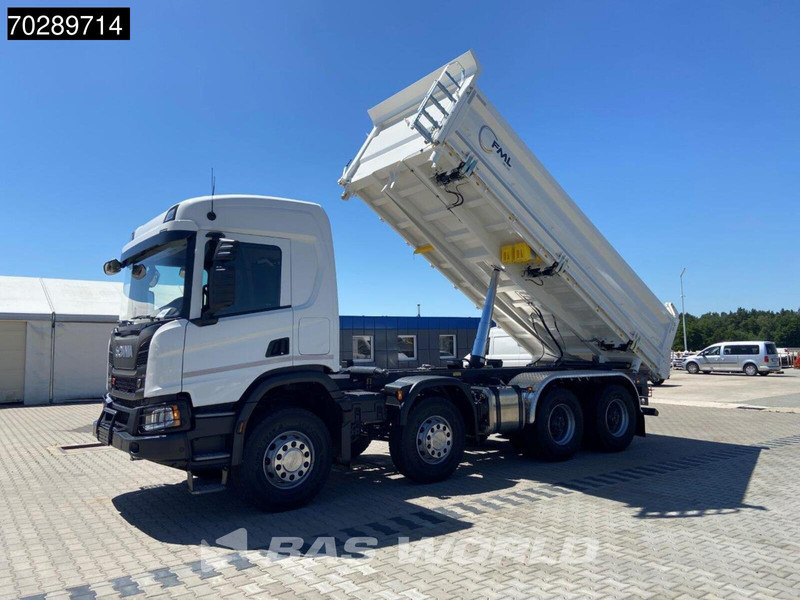 Arrendamiento de Scania P420 8X4 NEW! 13,5m3 3-way tipper Hardox450 Steel Steelsuspension Euro 6 Scania P420 8X4 NEW! 13,5m3 3-way tipper Hardox450 Steel Steelsuspension Euro 6: foto 6