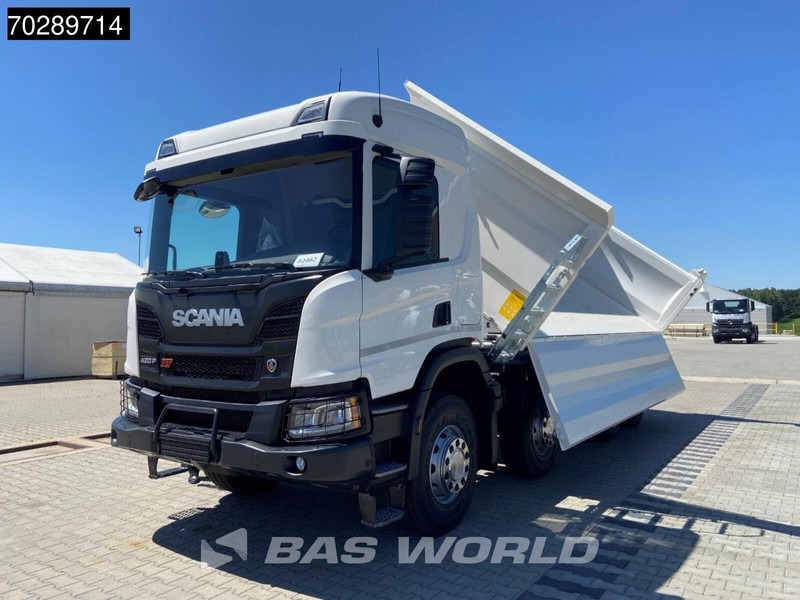 Arrendamiento de Scania P420 8X4 NEW! 13,5m3 3-way tipper Hardox450 Steel Steelsuspension Euro 6 Scania P420 8X4 NEW! 13,5m3 3-way tipper Hardox450 Steel Steelsuspension Euro 6: foto 13
