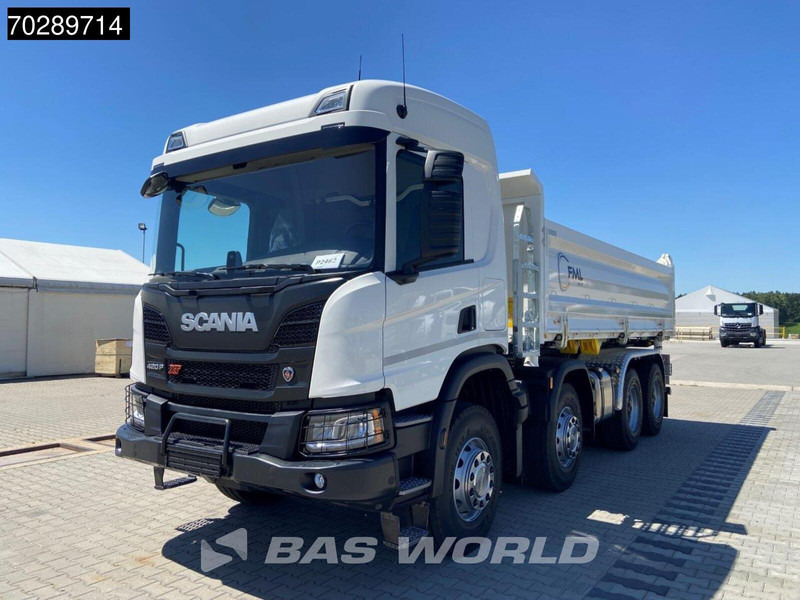 Arrendamiento de Scania P420 8X4 NEW! 13,5m3 3-way tipper Hardox450 Steel Steelsuspension Euro 6 Scania P420 8X4 NEW! 13,5m3 3-way tipper Hardox450 Steel Steelsuspension Euro 6: foto 9