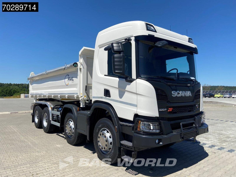 Arrendamiento de Scania P420 8X4 NEW! 13,5m3 3-way tipper Hardox450 Steel Steelsuspension Euro 6 Scania P420 8X4 NEW! 13,5m3 3-way tipper Hardox450 Steel Steelsuspension Euro 6: foto 11
