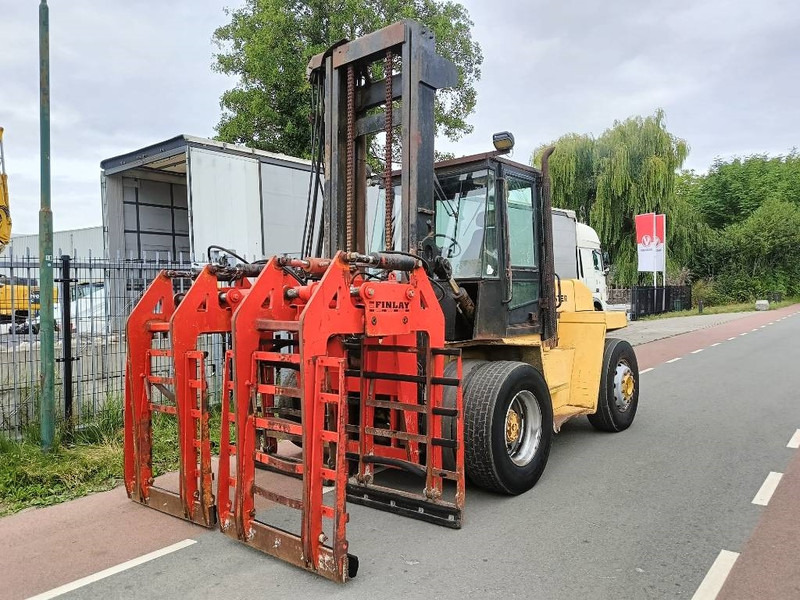 Hyster H 12.00 XL 12 ton heftruck met stenenklem forklift - Carretilla elevadora diésel: foto 3 Hyster H 12.00 XL 12 ton heftruck met stenenklem forklift - Carretilla elevadora diésel: foto 3